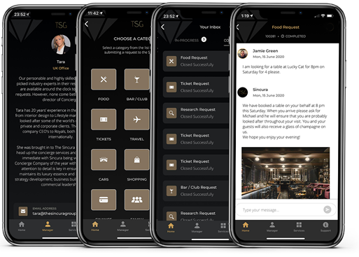 brand new app with concierge services